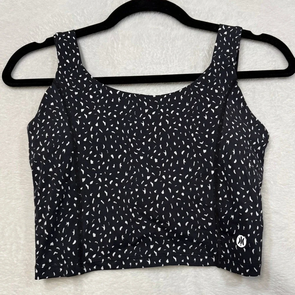 Astoria M Luxe Ignite Sport Bra Black Speckle Running Yoga Active Workout Summer